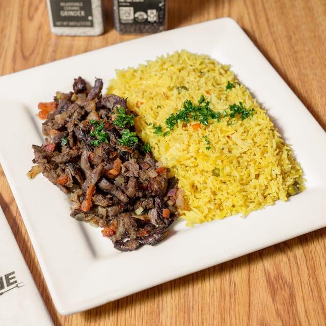 Beef & Lamb Shawarma Plate.