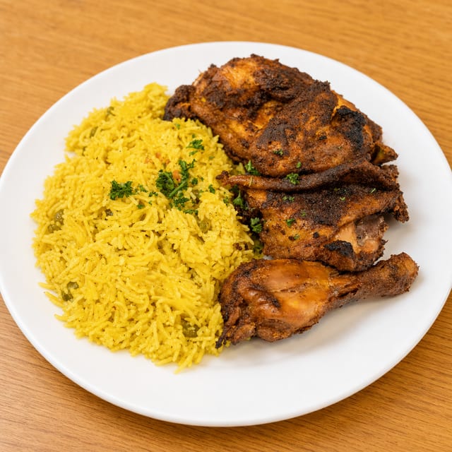 Grilled Half Chicken.